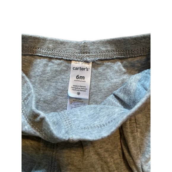 Carter's 6 month See Ya Later Alligator Green Striped Outfit Baby Boy - Picture 5 of 5